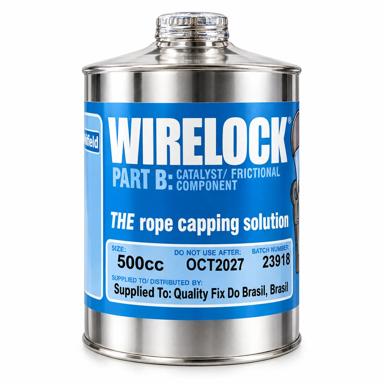 WIRELOCK - Composto de Soquetagem a Frio para Cabos de Aço